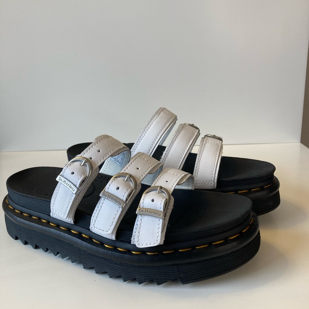 Dr.Martens Blaire sandal, white color, size 8
